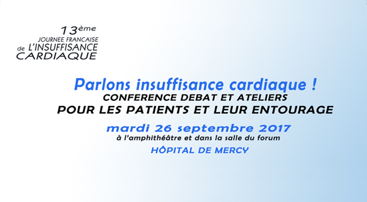 13ème Journée Française de l'insuffisance cardiaque : Parlons insuffisance cardiaque !