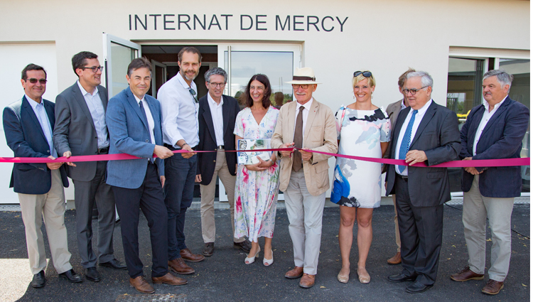 Inauguration de l'internat de l'Hôpital Mercy