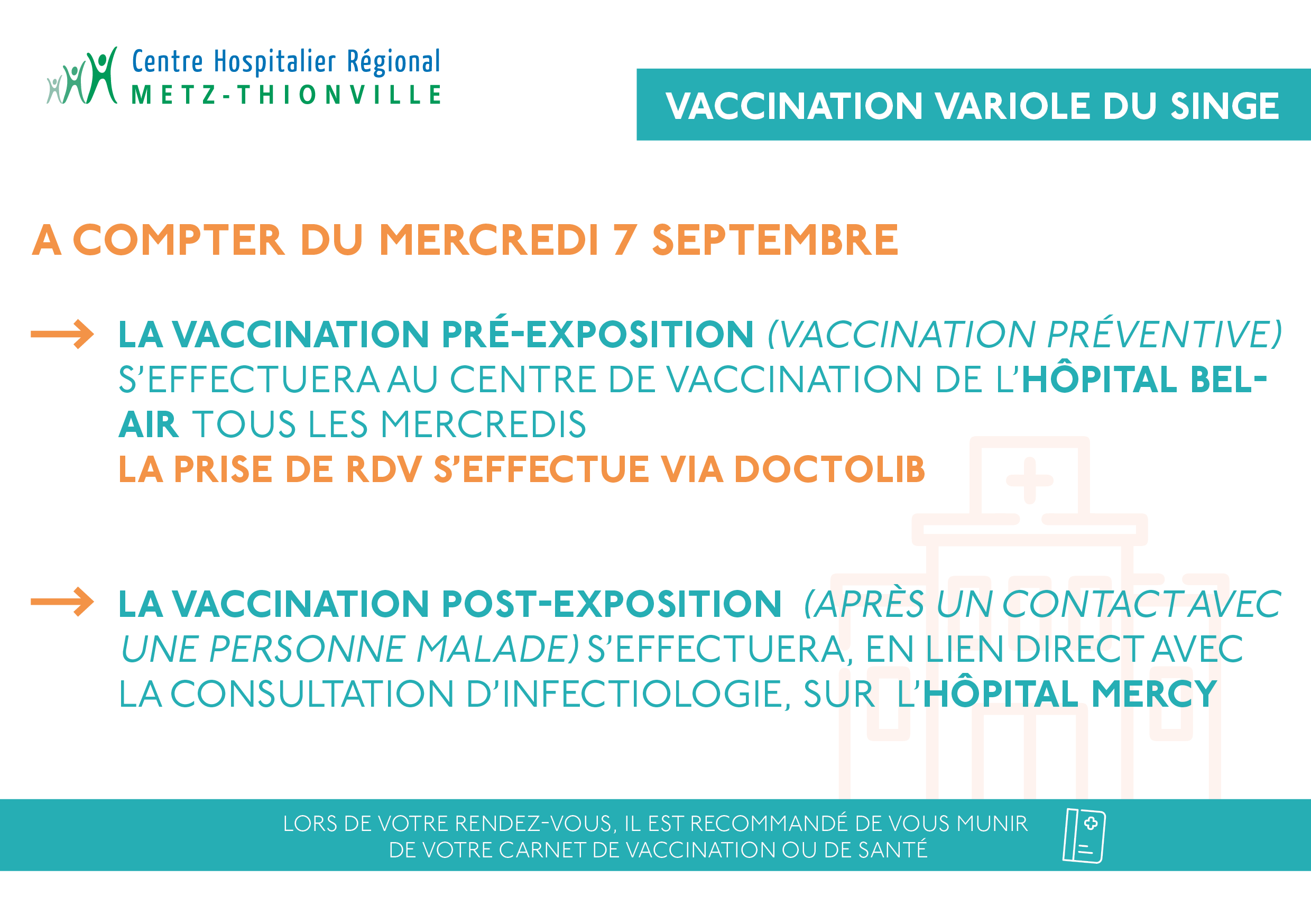 Visuel vaccination monkeypox